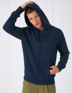 Ζακέτα Φούτερ Με Κουκούλα Μπλε Navy  MJH104-P