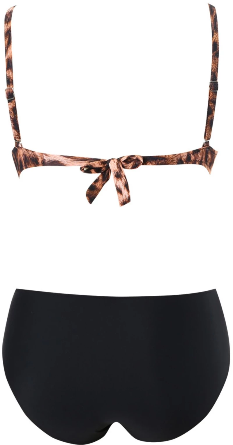 Γυναικείο Μαγιό Σετ Μπικίνι PLUS SIZE GS1204-Animal Print 1