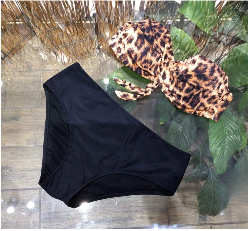 Γυναικείο Μαγιό Σετ Μπικίνι PLUS SIZE GS1204-Animal Print 1