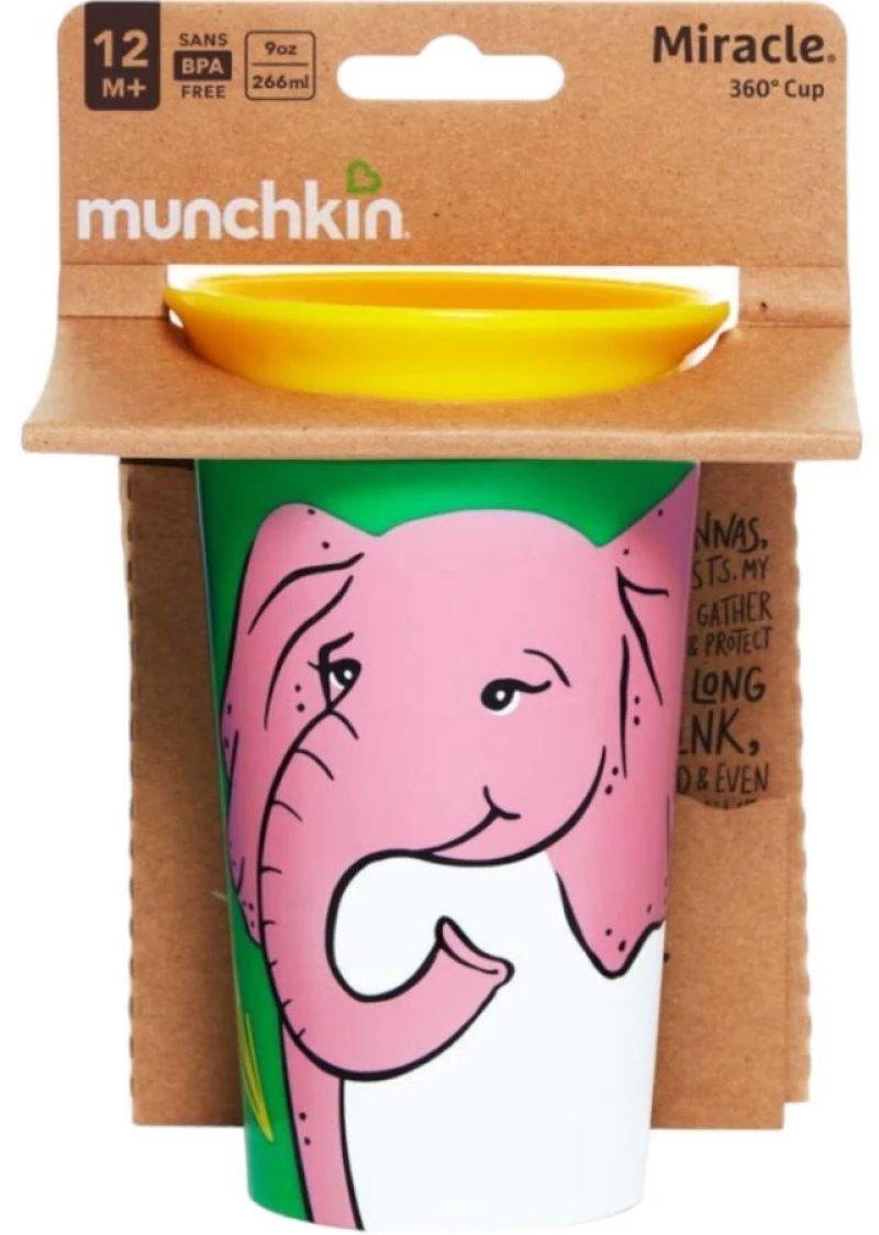 Miracle Trainer Cup 266ml - Elephant, Munchkin