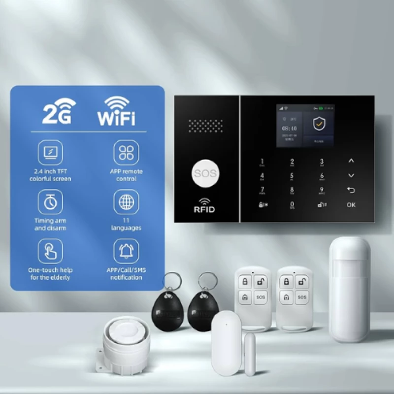 PGST PG-108-K Ασύρματο Σύστημα Συναγερμού (Wi-Fi / GSM) – Ελληνική Γλώσσα