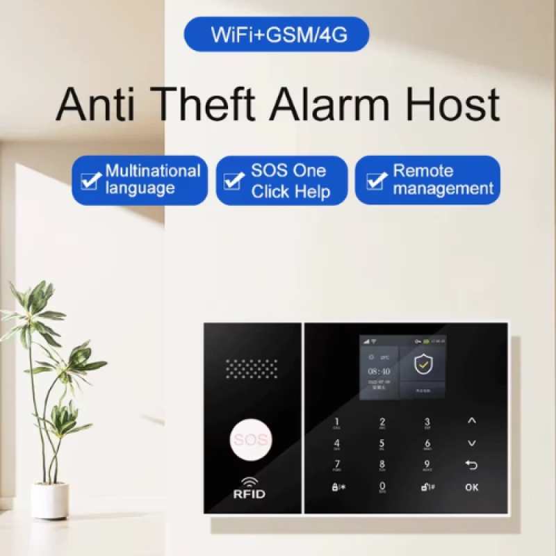 PGST PG-108-K Ασύρματο Σύστημα Συναγερμού (Wi-Fi / GSM) – Ελληνική Γλώσσα