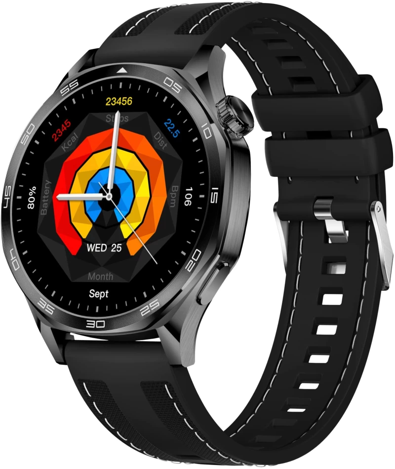 Smart Watch Aurafit AM29  Amoled  Μαυρο - 73126