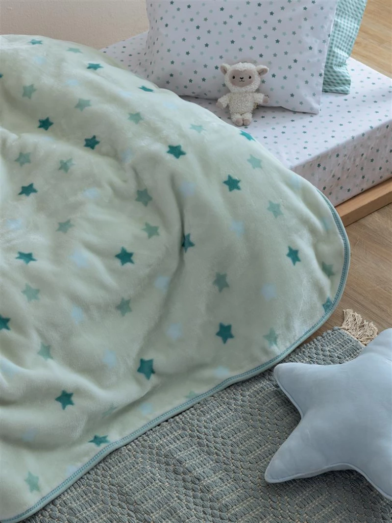 Κουβέρτα βελουτέ bebe Palamaiki BV729 Κούνιας 110 x 140