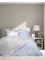 Κουβέρτα Carezza - Light Gray Γκρι Υπέρδιπλη 220x240