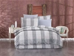 Σεντόνια Εμπριμέ Σετ 3 τεμ Αντιγόνη 339 220X240 Grey 100% Cotton Flannel - -