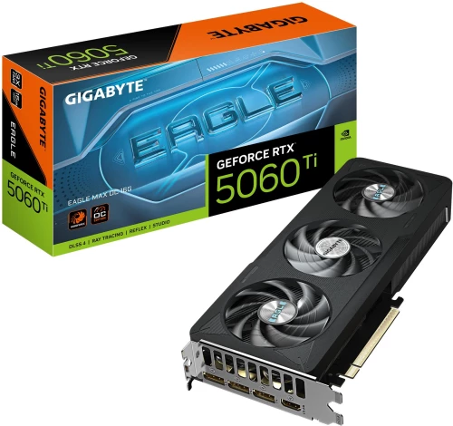 Graphics Card|GIGABYTE|NVIDIA|GeForce RTX 5060 Ti|2617 MHz|16 GB|GDDR7|128 bit|PCI Express 5.0|Active|GV-N506TEAGLEMAXOC-16GD