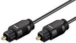 GOOBAY καλώδιο ήχου Toslink 50447, gold plated, 2.2mm, 2m, μαύρο