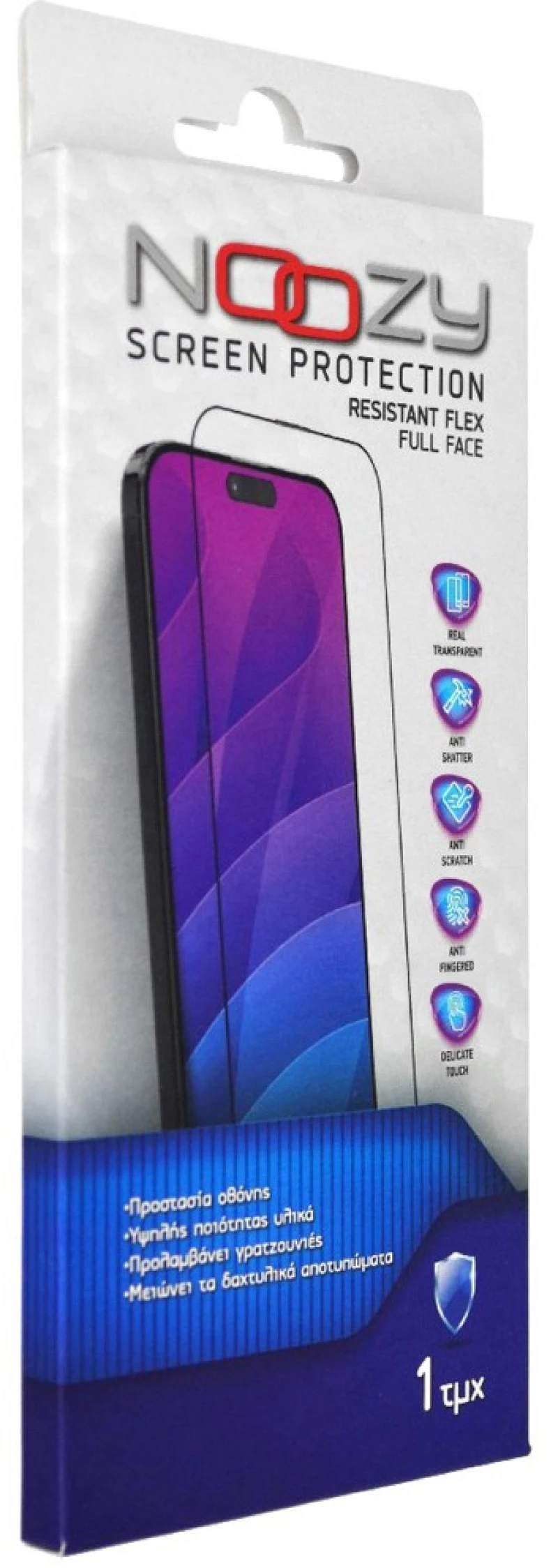 Tempered Glass Noozy Full Face Resistant Flex 9H για Xiaomi Redmi 15 5G