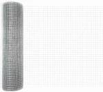 vidaXL Συγκολλητός φράχτης από σύρμα Ασημί 0.4 x 25 μ Ατσάλι