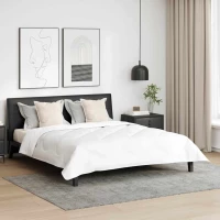 vidaXL Μαξιλάρι με μαξιλάρι 2 pcs Λευκό 50 x 50 cm Φτερό