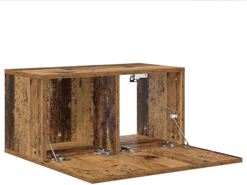 vidaXL Σετ επίπλου τηλεόρασης Επιτοίχιο 3 pcs Καφέ 60 x 30 x 30 cm