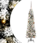 vidaXL Τεχνητό Χριστουγεννιάτικο Δέντρο με 150 LED Λευκό 120 cm