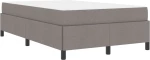 vidaXL Κρεβάτι με ελατήρια Taupe 120 x 190 cm ύφασμα