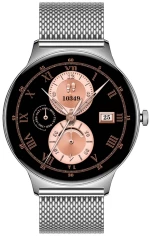 Colmi V89 smartwatch (ατσάλινο ασημί)