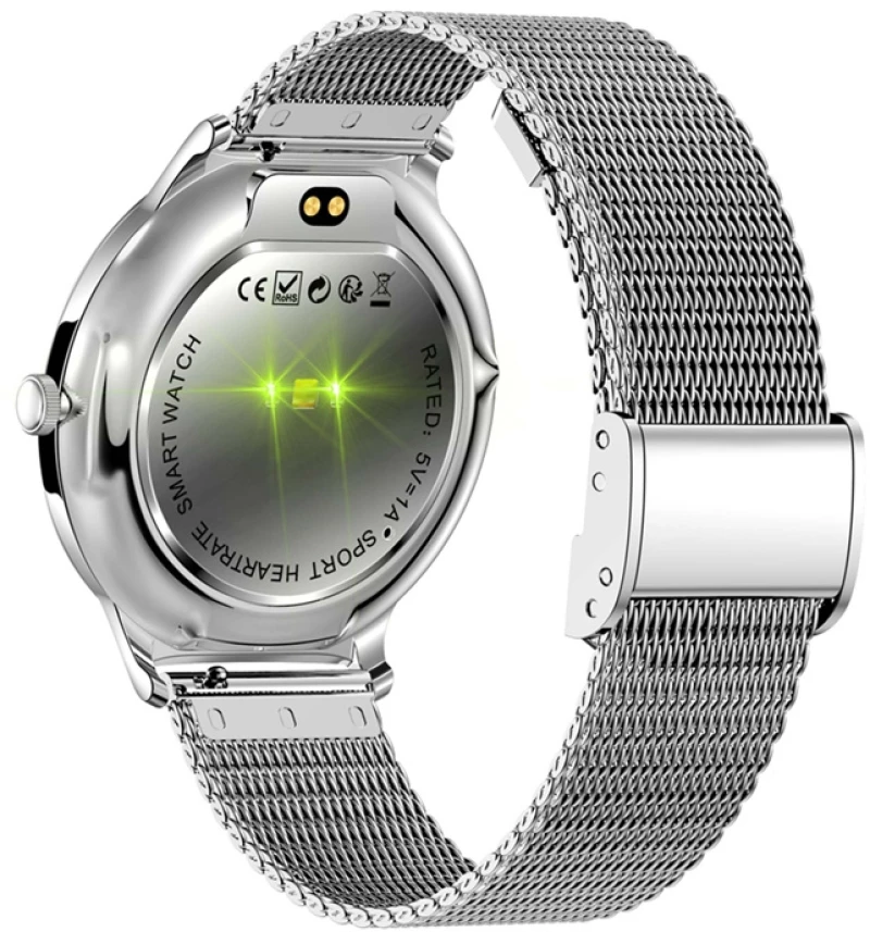 Colmi V89 smartwatch (ατσάλινο ασημί)