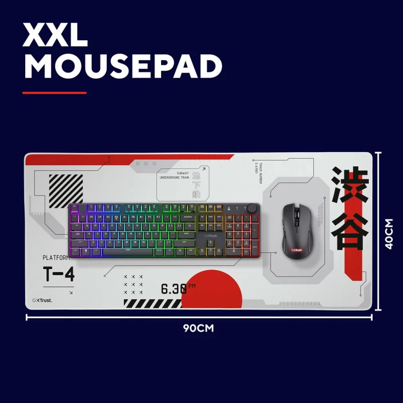 Mousepad Gaming Trust 25717 Λευκό