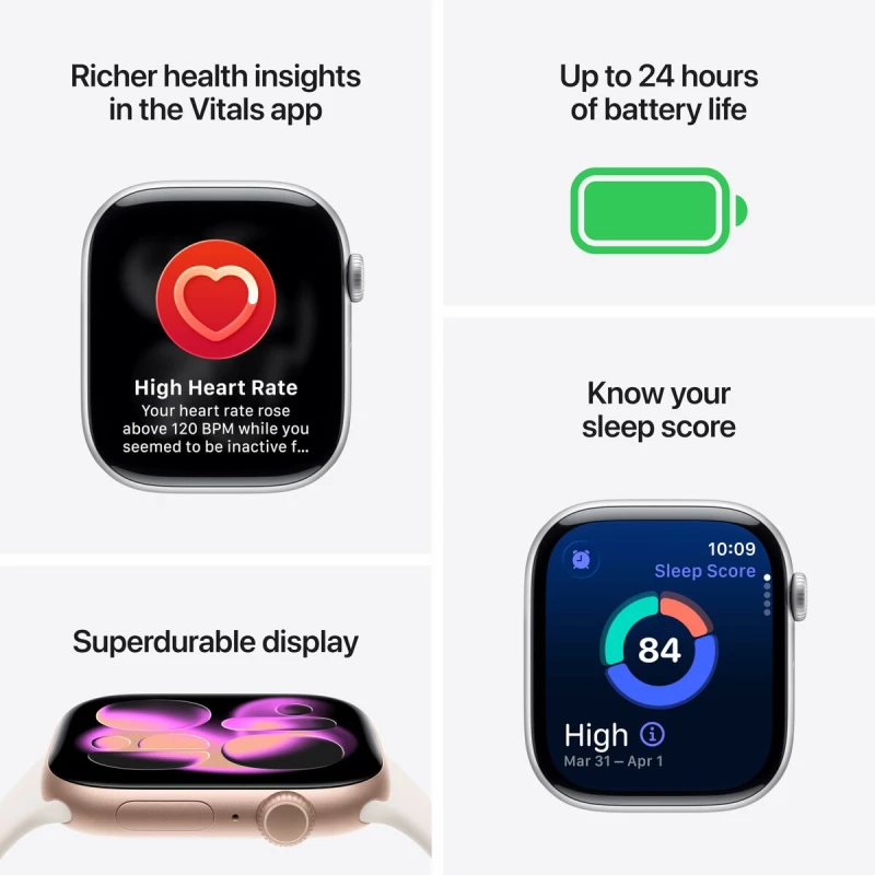 Smartwatch Apple Μαύρο