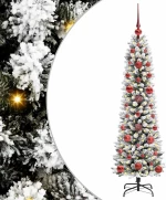 vidaXL Τεχνητό Χριστουγεννιάτικο Δέντρο με 150 LED Λευκό 120 cm