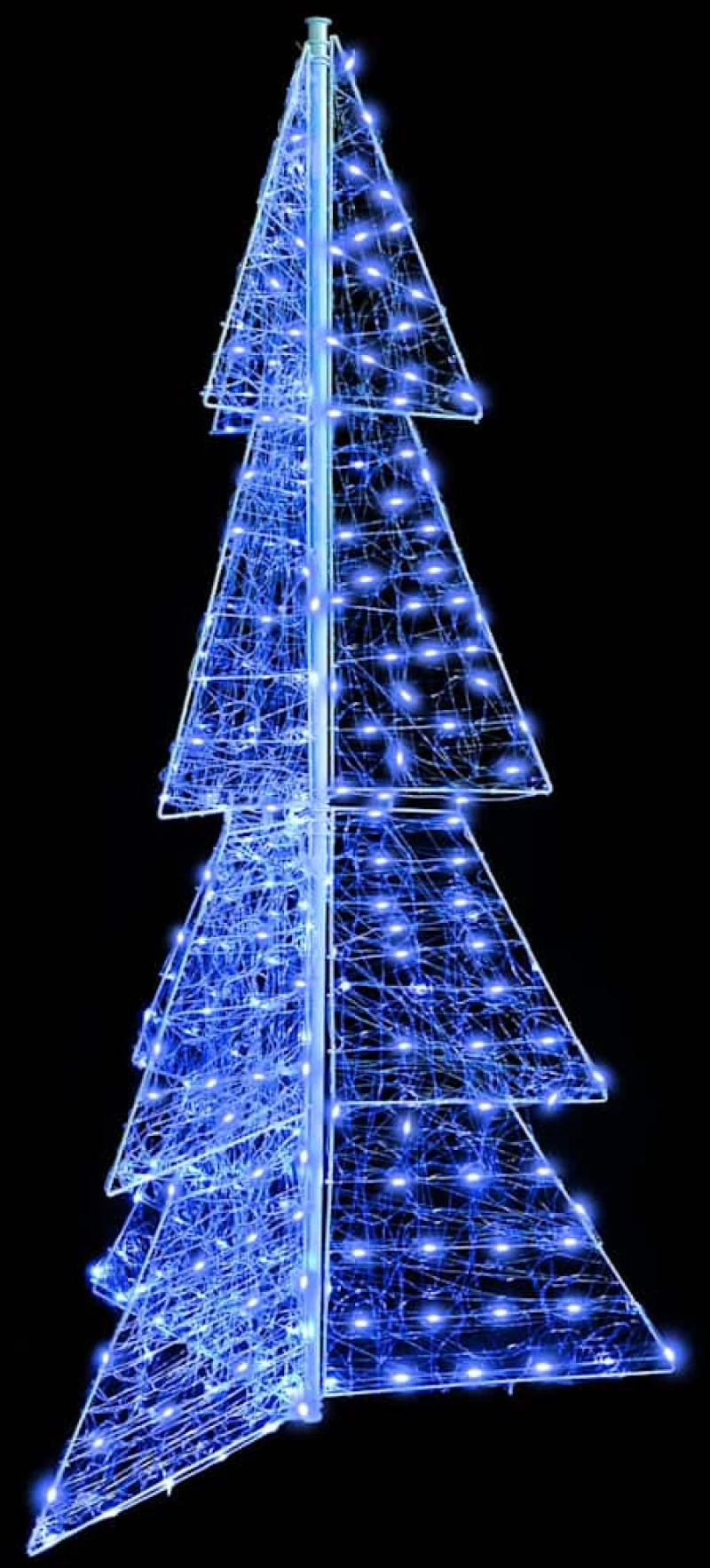 vidaXL Χριστουγεννιάτικο Δέντρο με 240 LED Μπλε 180 cm Ακρυλικό