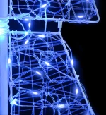 vidaXL Χριστουγεννιάτικο Δέντρο με 240 LED Μπλε 180 cm Ακρυλικό