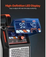 VEVOR Plasma Cutter, 65A Non-Touch Pilot Arc Plasma Cutting Machine Non-High Frequency - with 2T/4T Function & Adjustable PT Time, Digital Display IGBT Inverter for Home Repairs, Workshops