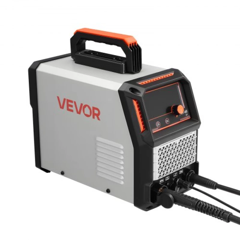 VEVOR Plasma Cutter, 65A Non-Touch Pilot Arc Plasma Cutting Machine Non-High Frequency - with 2T/4T Function & Adjustable PT Time, Digital Display IGBT Inverter for Home Repairs, Workshops