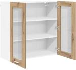 vidaXL Κρεμαστό ντουλάπι με πόρτα Riga Artisan Oak 80 x 31 x 80 εκ.