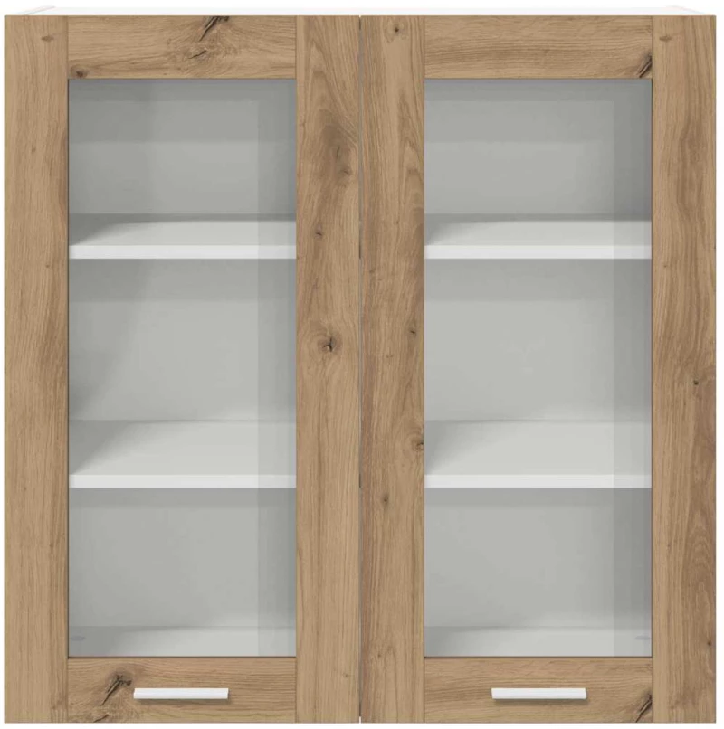 vidaXL Κρεμαστό ντουλάπι με πόρτα Riga Artisan Oak 80 x 31 x 80 εκ.