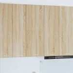 vidaXL Κρεμαστό ντουλάπι με πόρτα Riga Δρύς Sonoma 40 x 31 x 100 εκ.