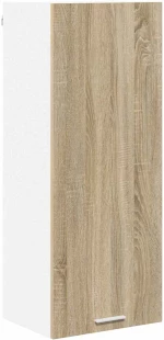vidaXL Κρεμαστό ντουλάπι με πόρτα Riga Δρύς Sonoma 40 x 31 x 100 εκ.