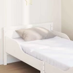 vidaXL Σκελετός Κρεβατιού Λευκό 80 x 200 cm Μασίφ ξύλο πεύκου