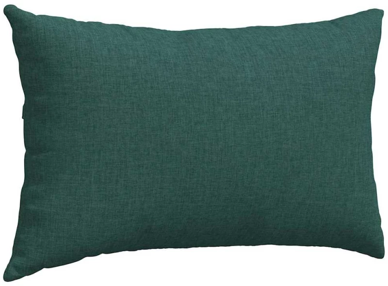 vidaXL Μαξιλάρι Καναπέ 2 pcs Σκούρο Πράσινο 50 x 30 cm ύφασμα