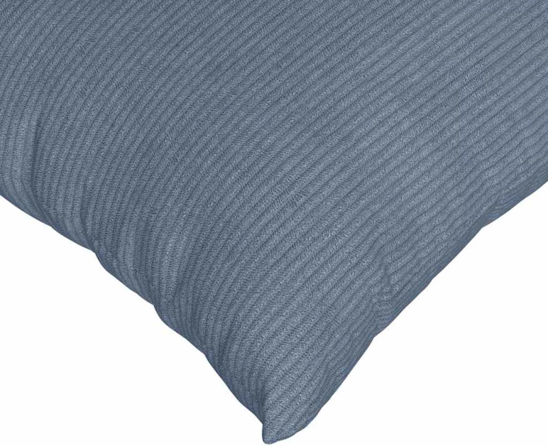 vidaXL Μαξιλάρι Καναπέ 2 pcs Μπλε 60 x 40 cm Υφασμάτινο Κορντουρά