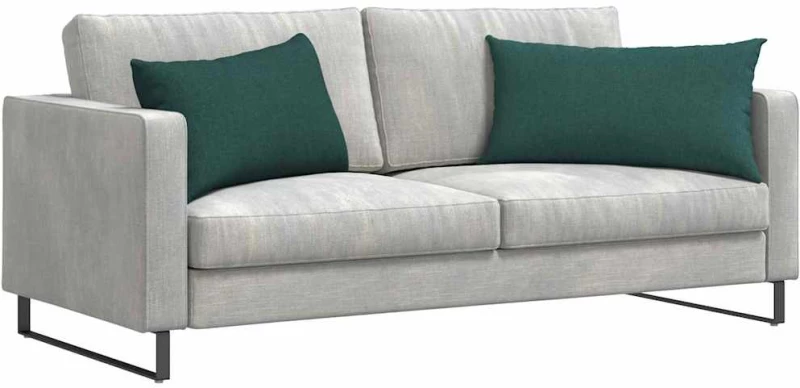 vidaXL Μαξιλάρι Καναπέ 2 pcs Σκούρο Πράσινο 80 x 40 cm ύφασμα