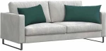 vidaXL Μαξιλάρι Καναπέ 2 pcs Σκούρο Πράσινο 80 x 40 cm ύφασμα