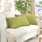 vidaXL Μαξιλάρι Καναπέ 2 pcs Ανοιχτό Πράσινο 80 x 40 cm ύφασμα