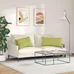 vidaXL Μαξιλάρι Καναπέ 2 pcs Ανοιχτό Πράσινο 80 x 40 cm ύφασμα