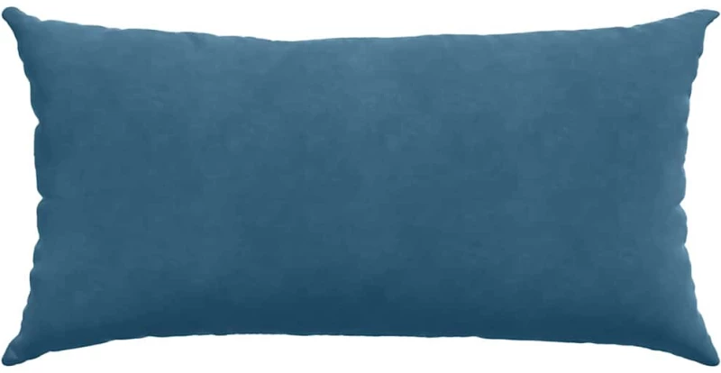 vidaXL Μαξιλάρι Καναπέ 2 pcs Μπλε 80 x 40 cm Υφασμάτινο Κορντουρά