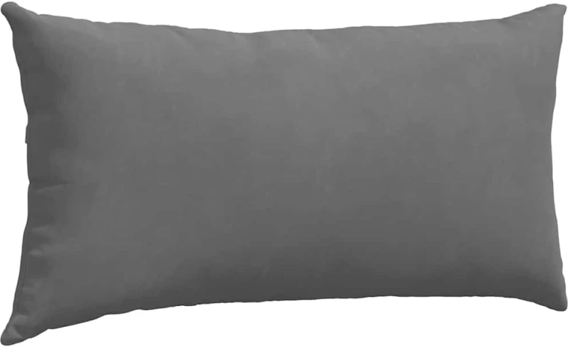 vidaXL Μαξιλάρι Καναπέ 2 pcs Σκούρο Γκρι 80 x 40 cm ύφασμα