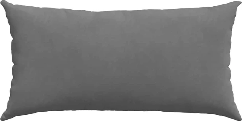 vidaXL Μαξιλάρι Καναπέ 2 pcs Σκούρο Γκρι 80 x 40 cm ύφασμα