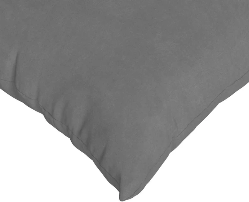 vidaXL Μαξιλάρι Καναπέ 2 pcs Σκούρο Γκρι 80 x 40 cm ύφασμα