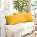 vidaXL Μαξιλάρι Καναπέ 2 pcs Απαλό Κίτρινο 80 x 40 cm