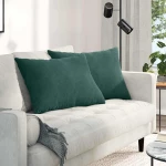 vidaXL Μαξιλάρι Καναπέ 2 pcs Σκούρο Πράσινο 70 x 50 cm