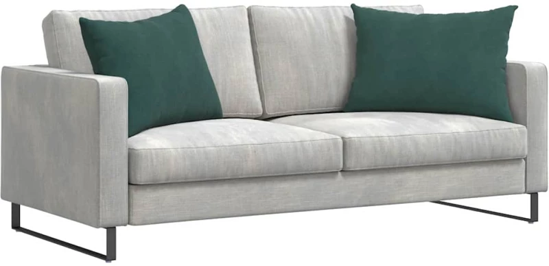 vidaXL Μαξιλάρι Καναπέ 2 pcs Σκούρο Πράσινο 70 x 50 cm