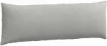 vidaXL Μαξιλάρι Καναπέ 2 pcs Ανοιχτό γκρι 120 x 40 cm ύφασμα