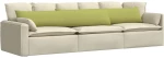 vidaXL Μαξιλάρι Καναπέ 2 pcs Ανοιχτό Πράσινο 200 x 40 εκ. ύφασμα