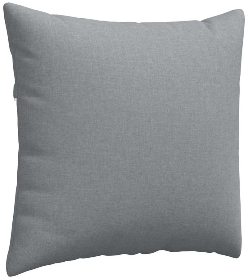 vidaXL Μαξιλάρι Καναπέ 2 pcs Ανοιχτό γκρι 45 x 45 cm ύφασμα