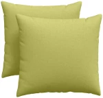 vidaXL Μαξιλάρι Καναπέ 2 pcs Ανοιχτό Πράσινο 45 x 45 cm ύφασμα