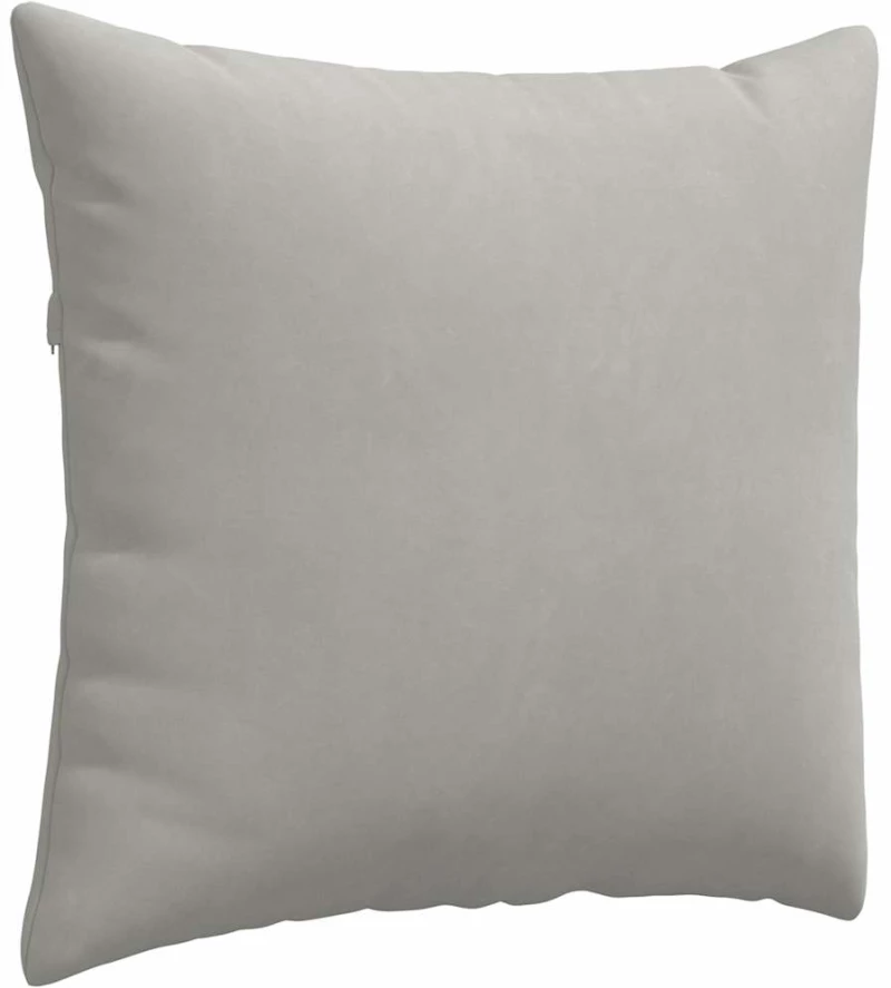 vidaXL Μαξιλάρι Καναπέ 2 pcs Ανοιχτό γκρι 45 x 45 cm ύφασμα